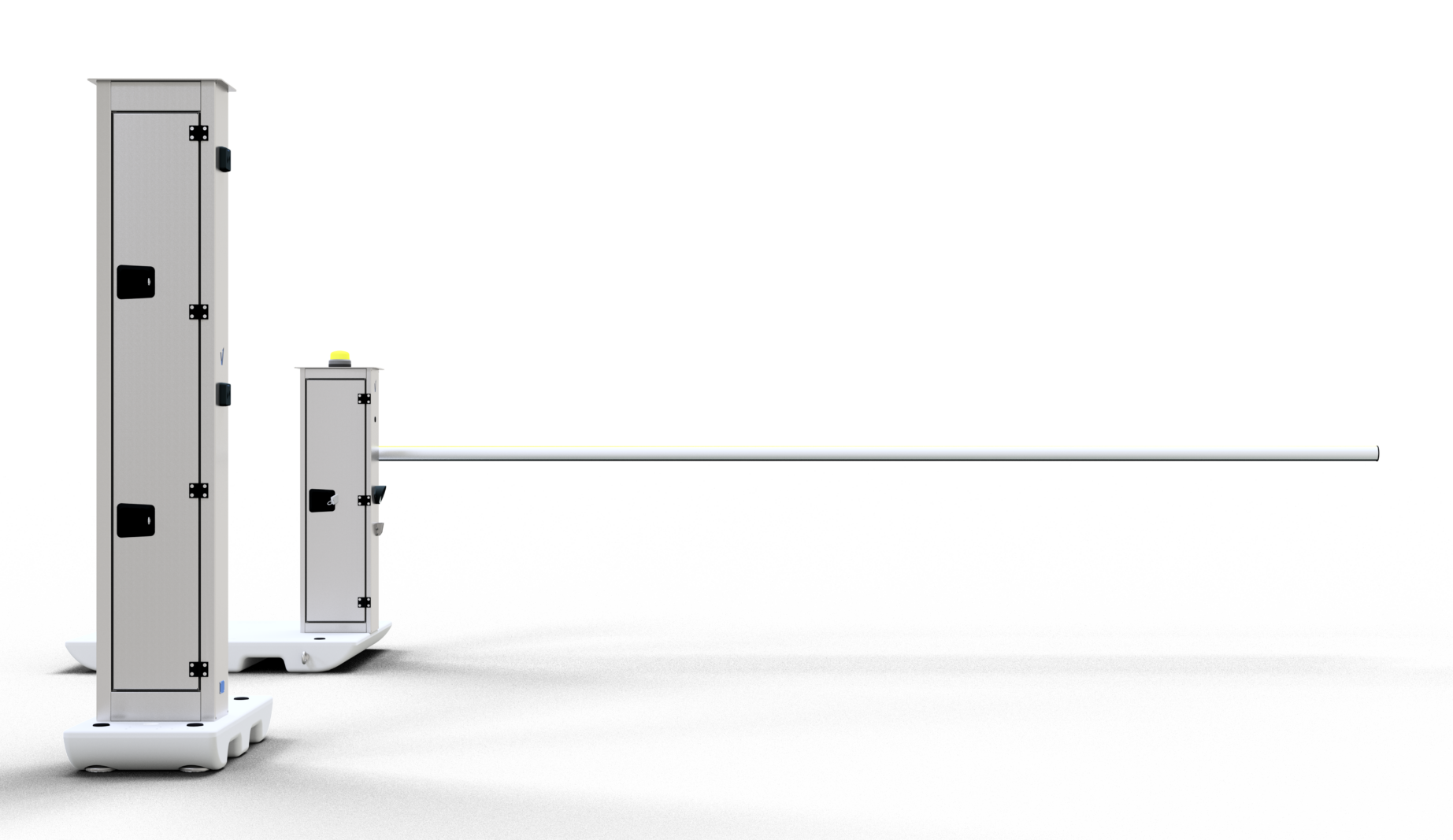 V-Control Anmeldesäule mit Schranke
